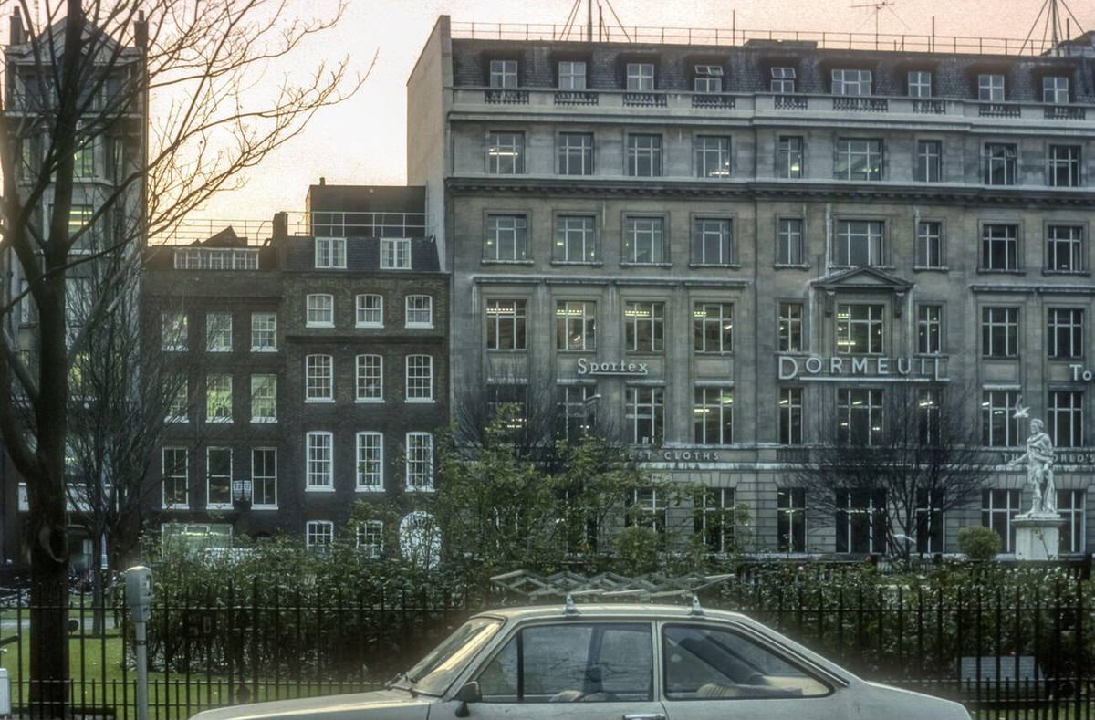 Golden Square in Soho, 1976