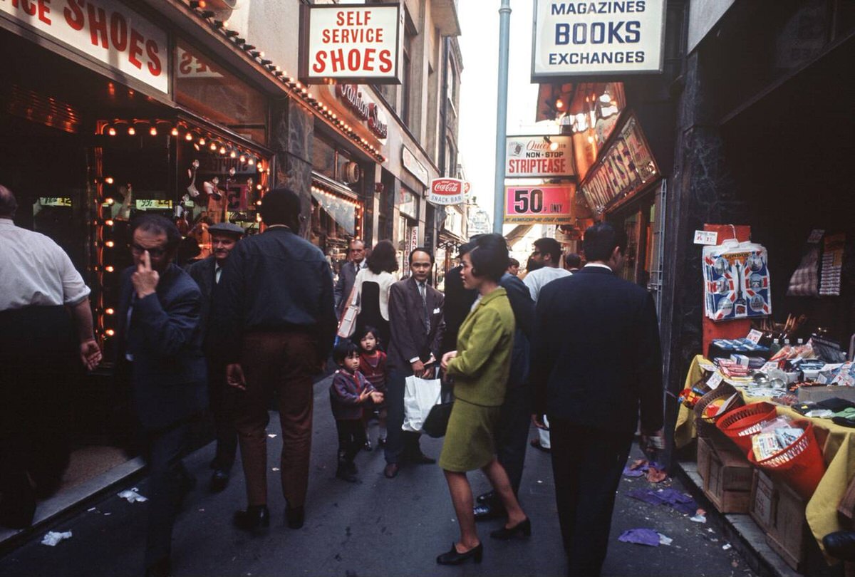 Chinatown in Soho, 1972