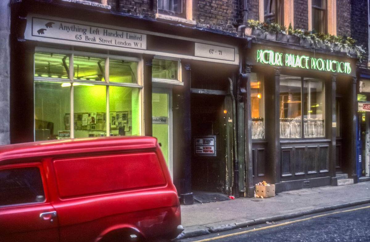 Anything Left Handed Limited and Picture Palace Productions in Beak Street, 1976