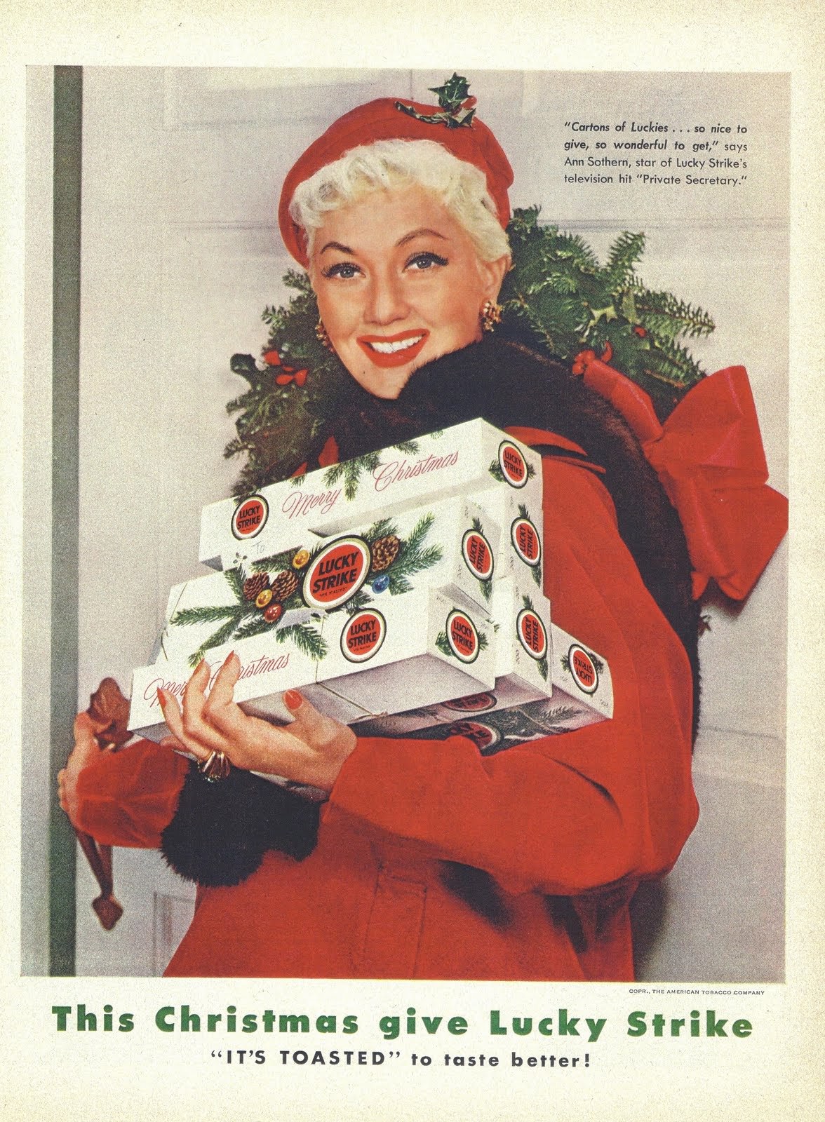Ann Sothern for Lucky Strike Cigarettes