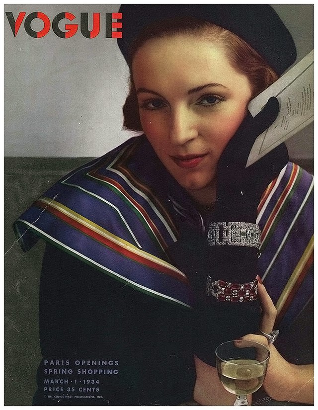 1934 Cover by Edward Steichen, March 1934