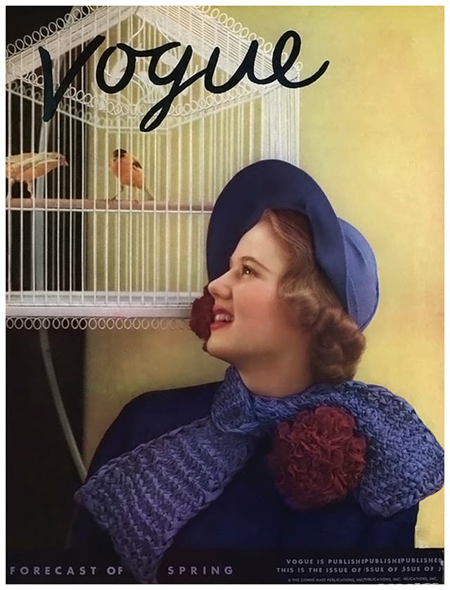 Vogue Cover - January 1935 Edward Steichen