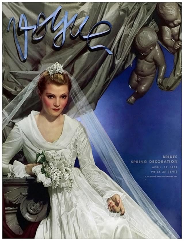 VOGUE COVER - April 1934 George Hoyningen-Huené