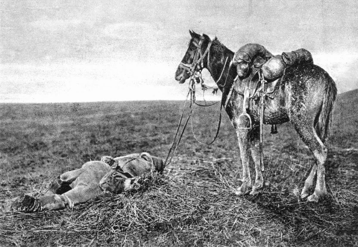 Military episode in Walachia, Romania, 1914