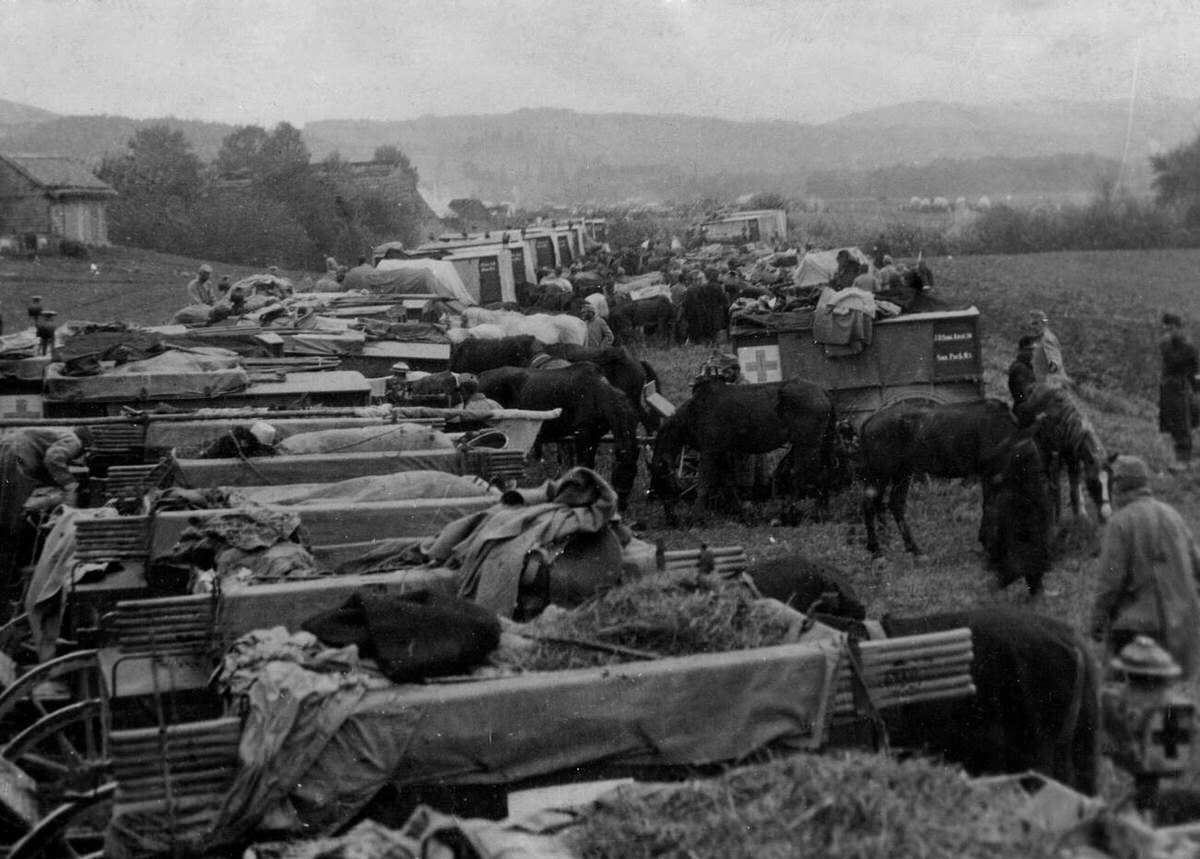 Austro-Hungarian field hospital, 1914