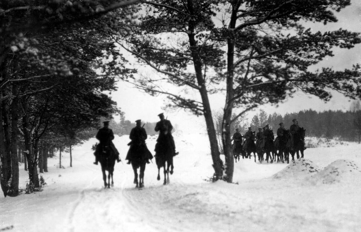 Russian cavalry during World War I, 1914