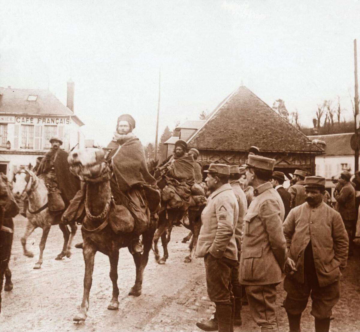 North African soldiers, 1914