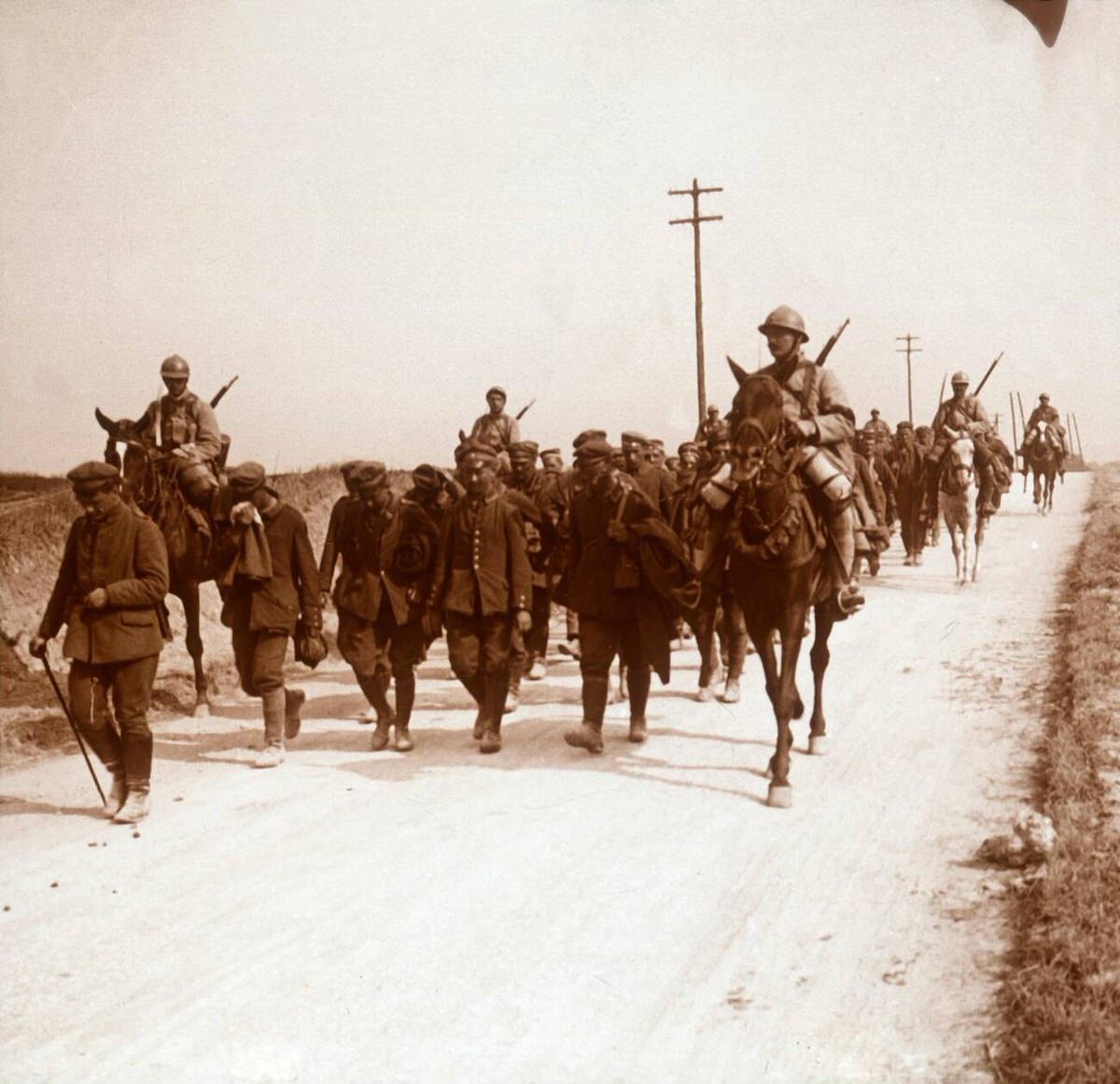 German prisoners, 1914