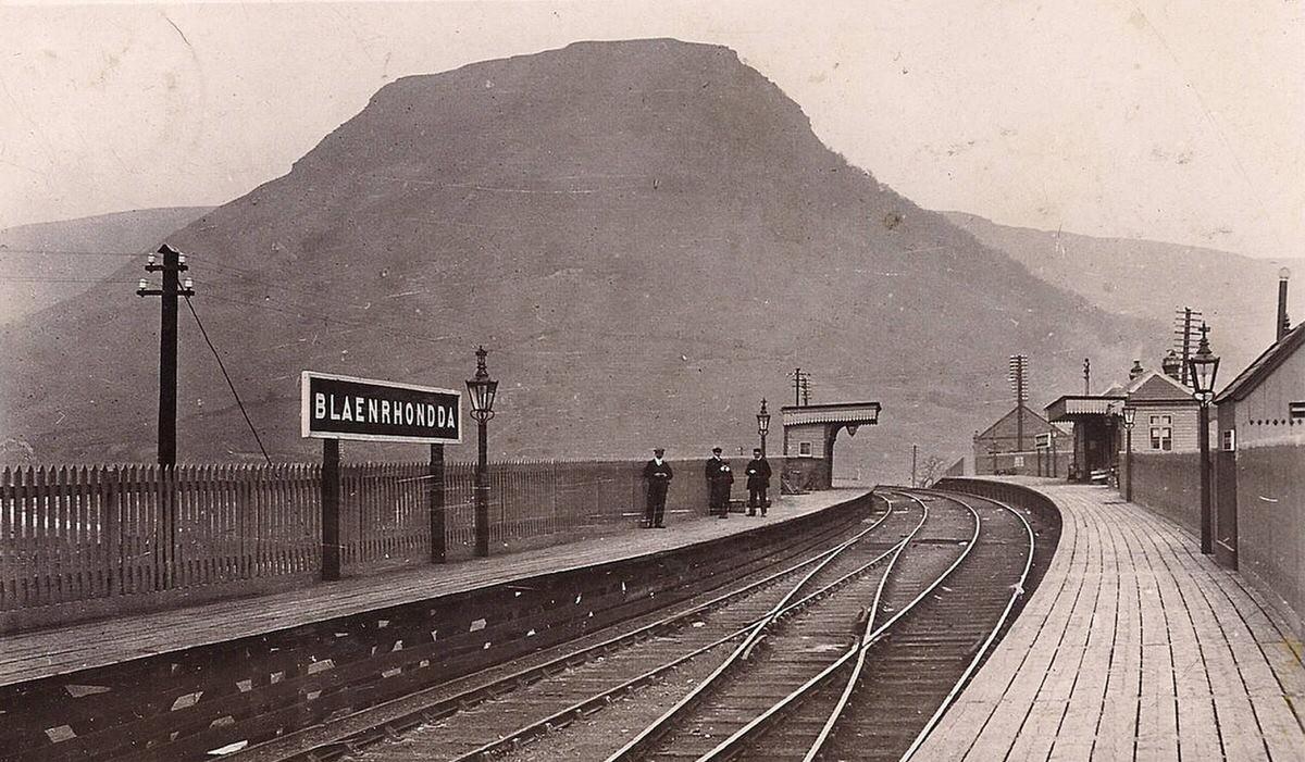 Blaenrhondda railway station, 1912