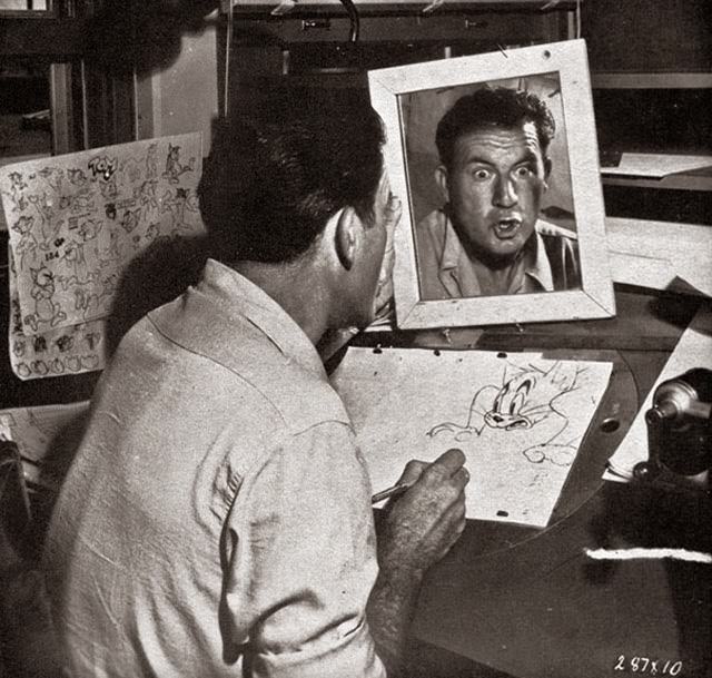 Hilarious Behind-the-Scenes Pictures of The Walt Disney Company Animators Practicing Expressions in Front of Mirrors