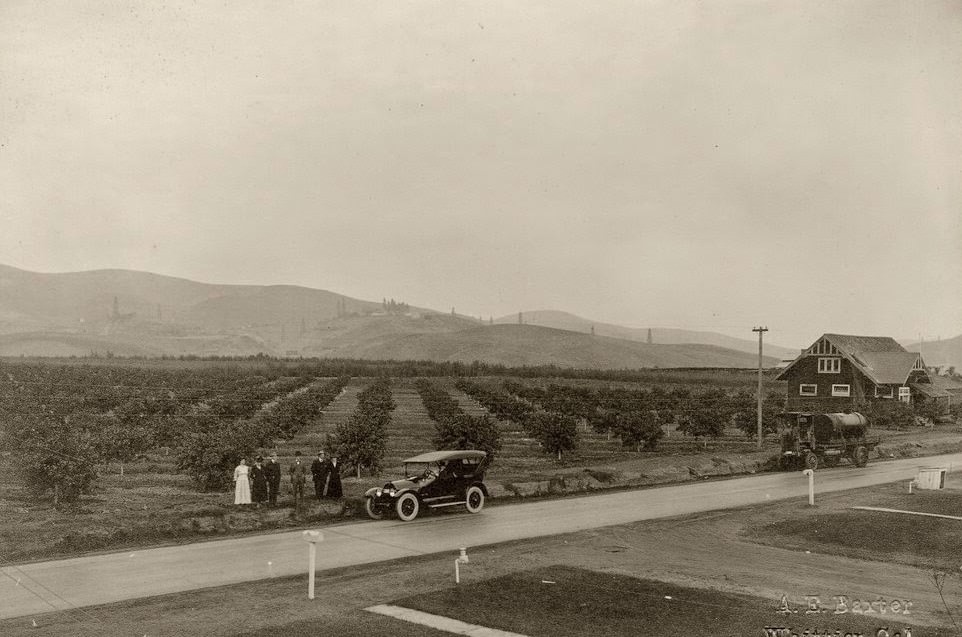 County Road in Whittier, 1920