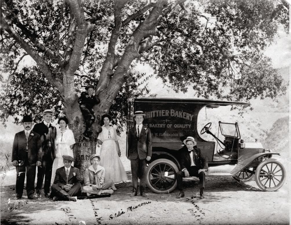 Whittier Bakery truck, 1900