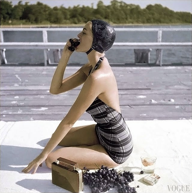 Model in a bathing suit, 1953