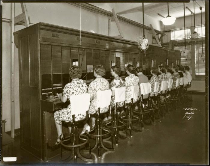 Southwestern Bell switchboard, 1930s