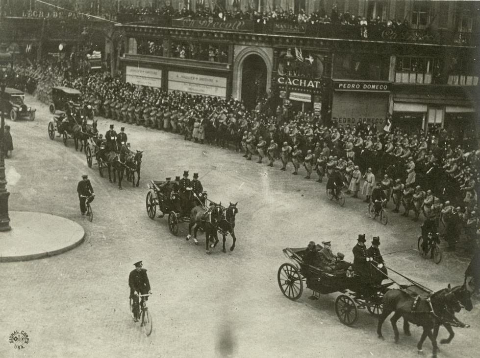 Rare Photos of Woodrow Wilson at the Paris Peace Conference, 1919