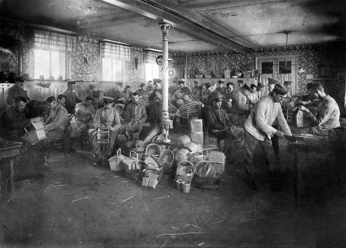 German internees in Switzerland, 1914