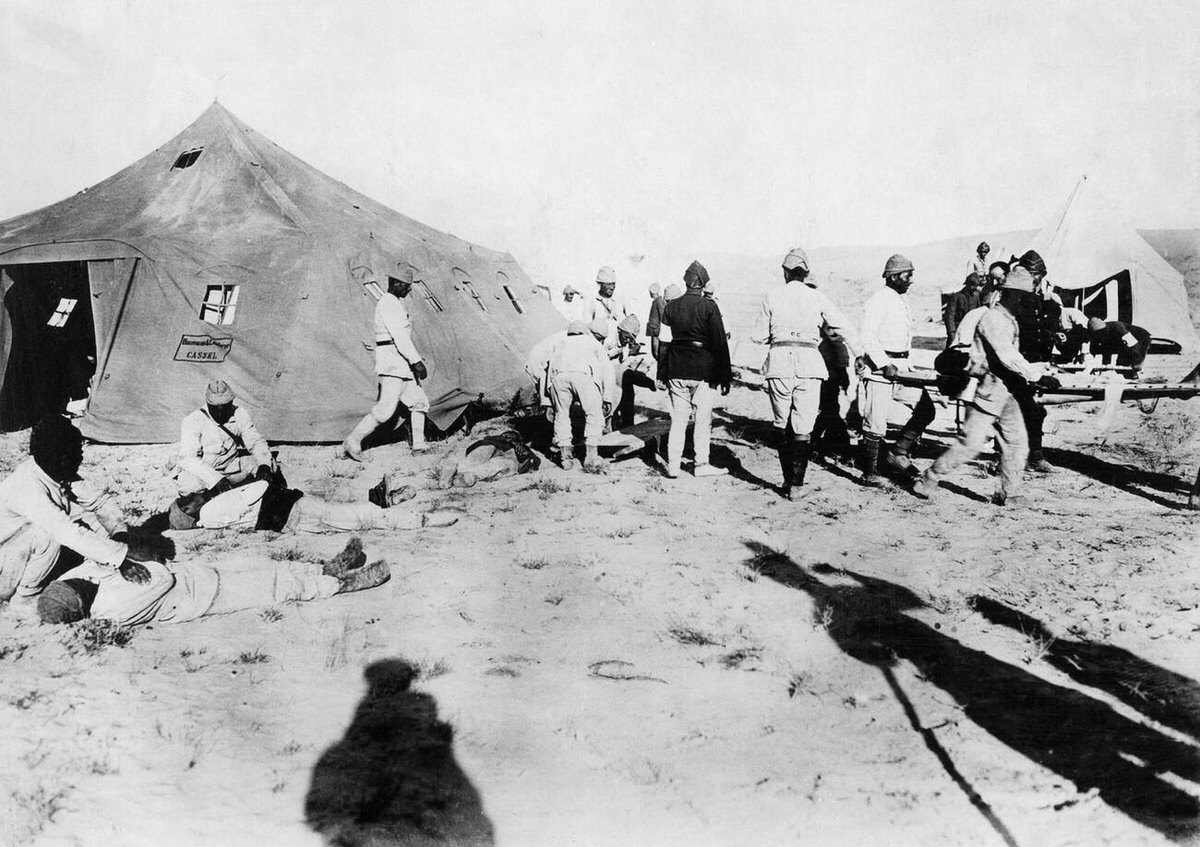 Turkish field hospital, 1917