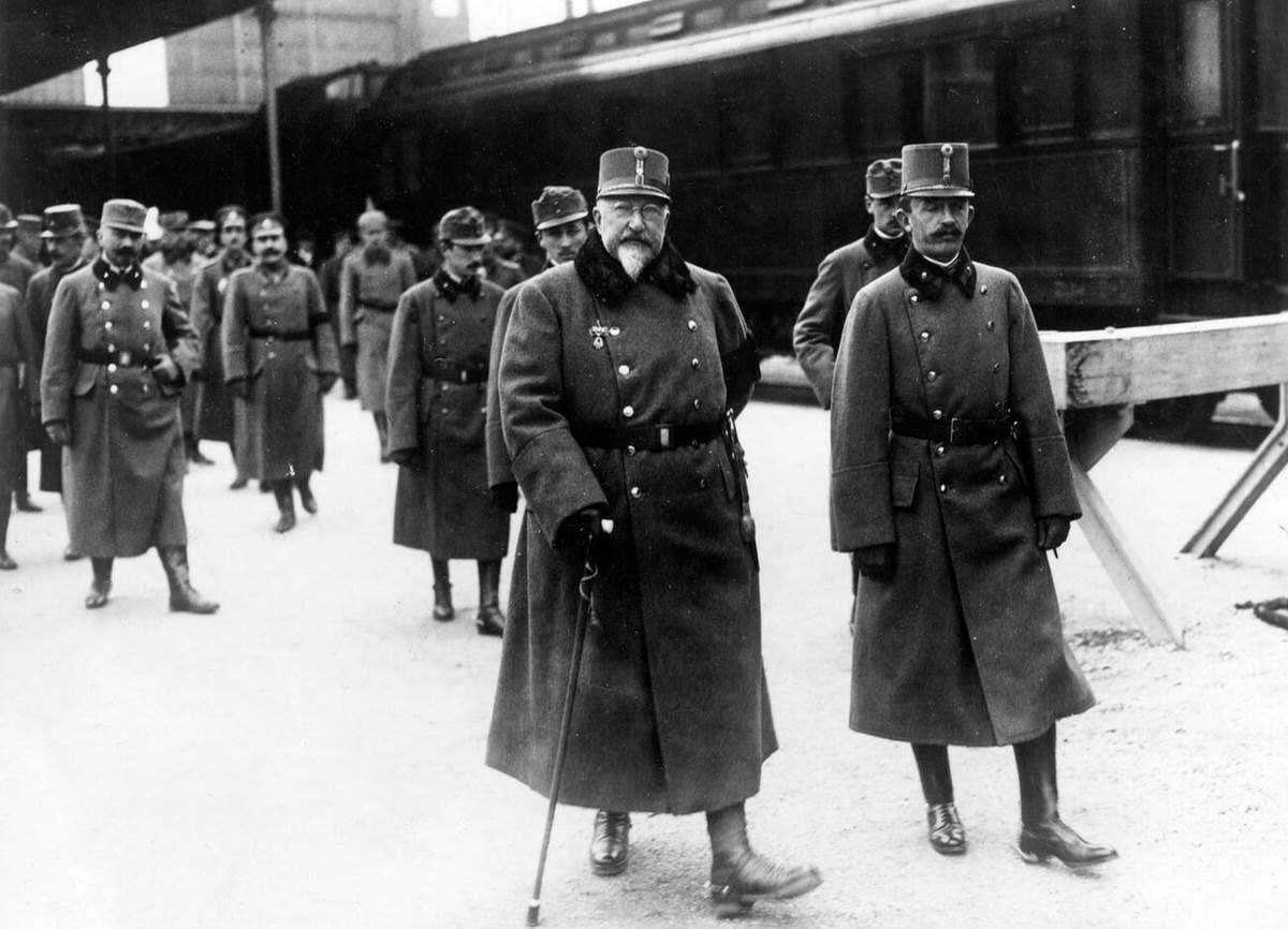 King Ferdinand and Emperor Charles I, 1917