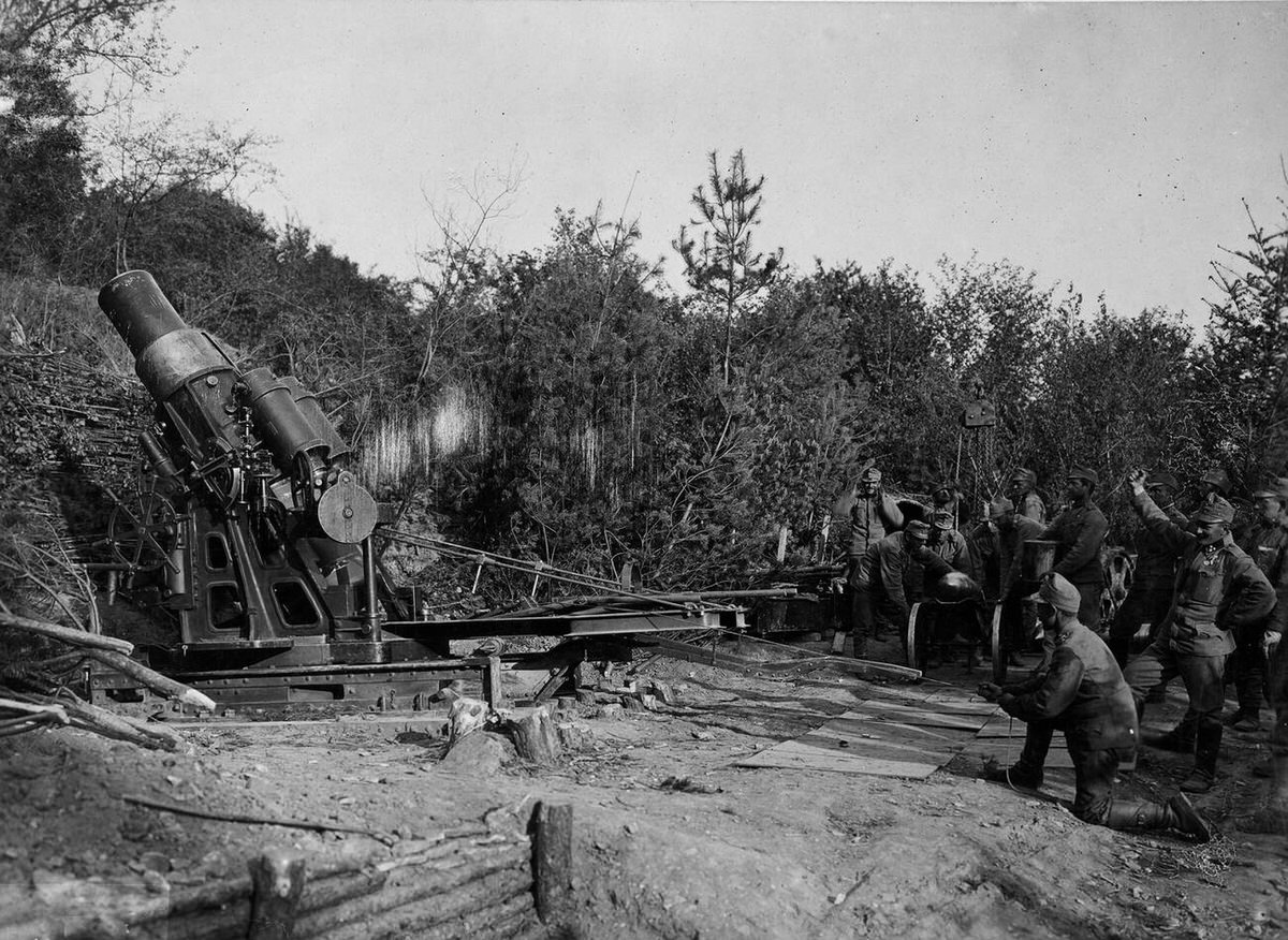 Austrian big guns, 1918