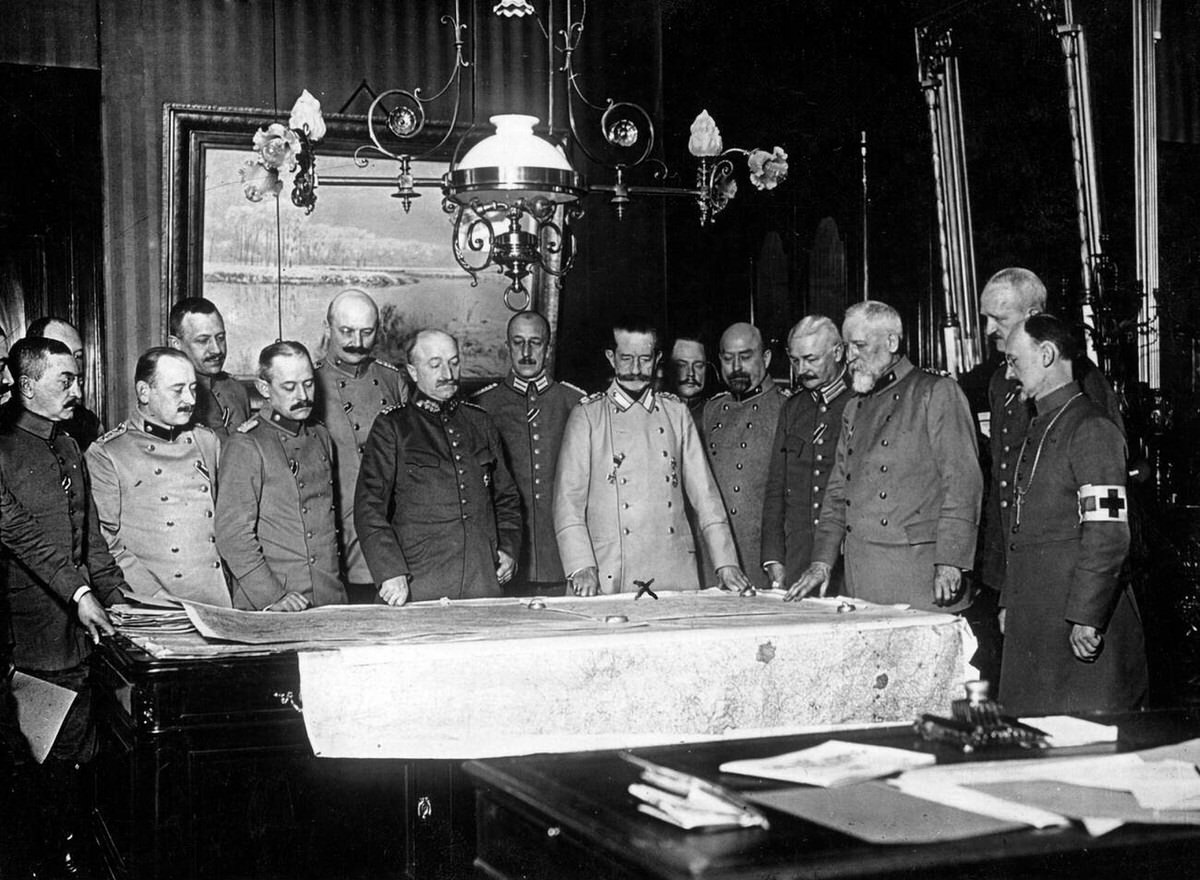 Meeting of the German General Governor of Belgium, 1915