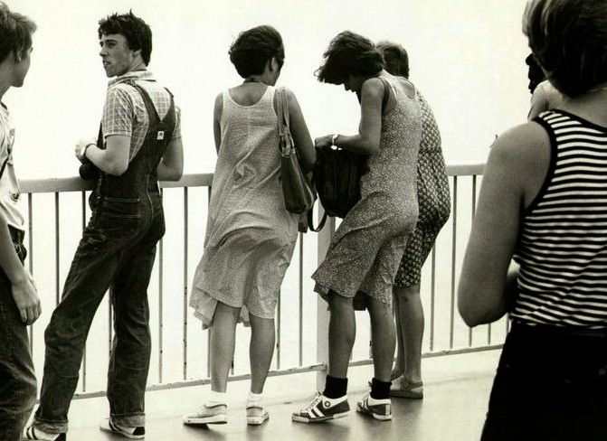 Observation deck of the World Trade Center, New York City, 1978