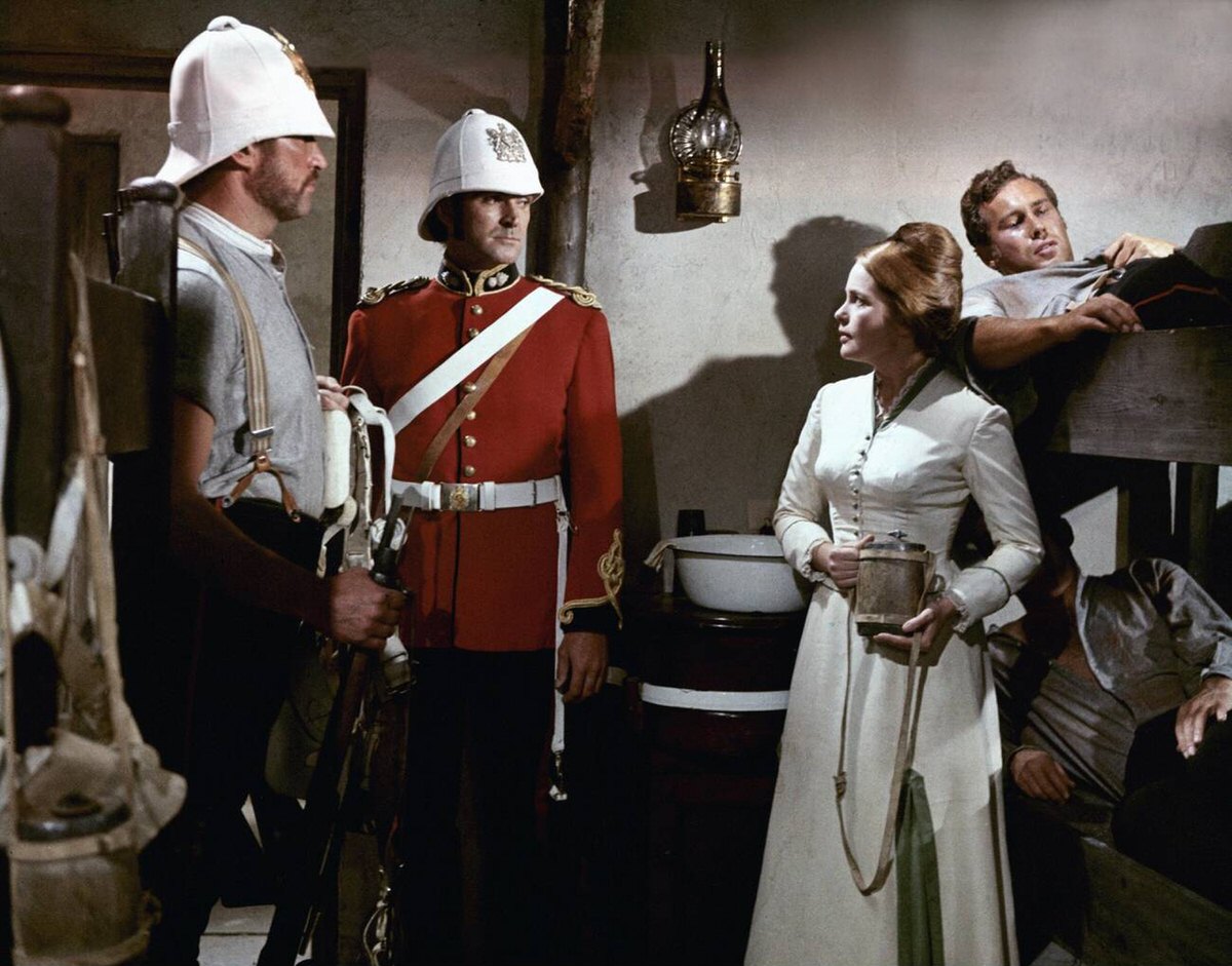 Stanley Baker and Ulla Jacobsson, Zulu, 1964