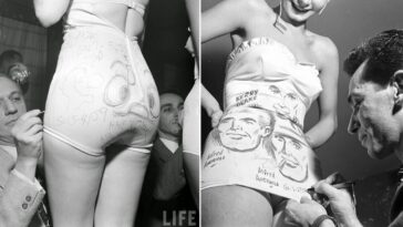 Ball-Point Bathing Suit Party