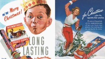 Funny Vintage Christmas Ads 1940s