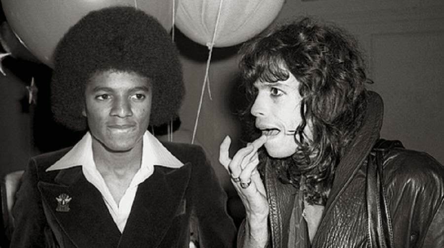 Michael Jackson Hanging Out with Friends