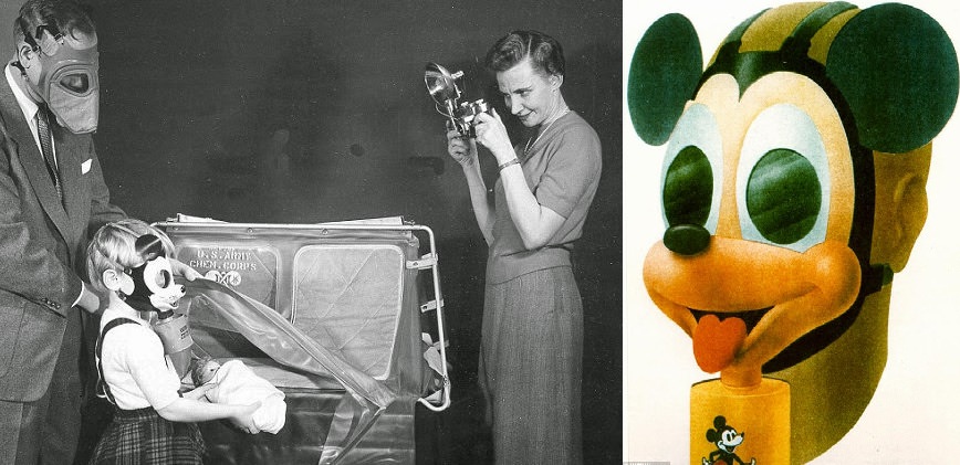 Mickey Mouse gas mask WWII