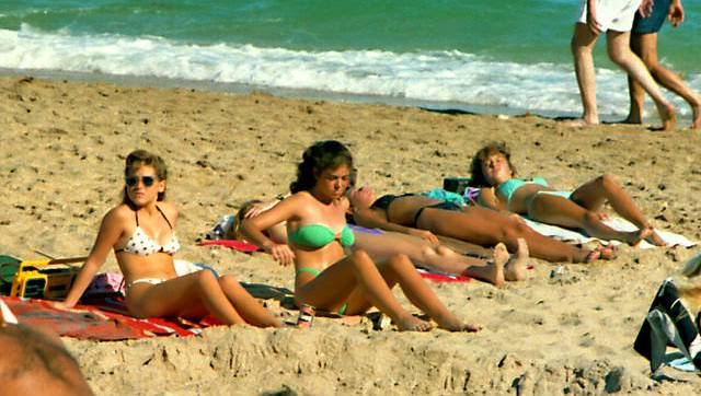 Teenagers on Beaches of Florida 1980s