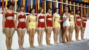 Women in Bathing Suits Florida 1940s