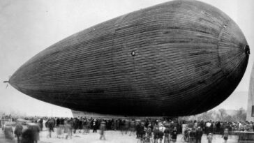 Zeppelin Air Balloon early 1900s
