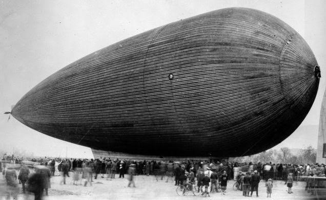 Zeppelin Air Balloon early 1900s