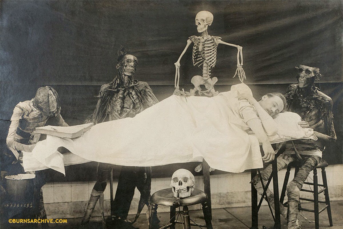 “A Student’s Dream” Illusion of Dissection Anxiety 1906.
