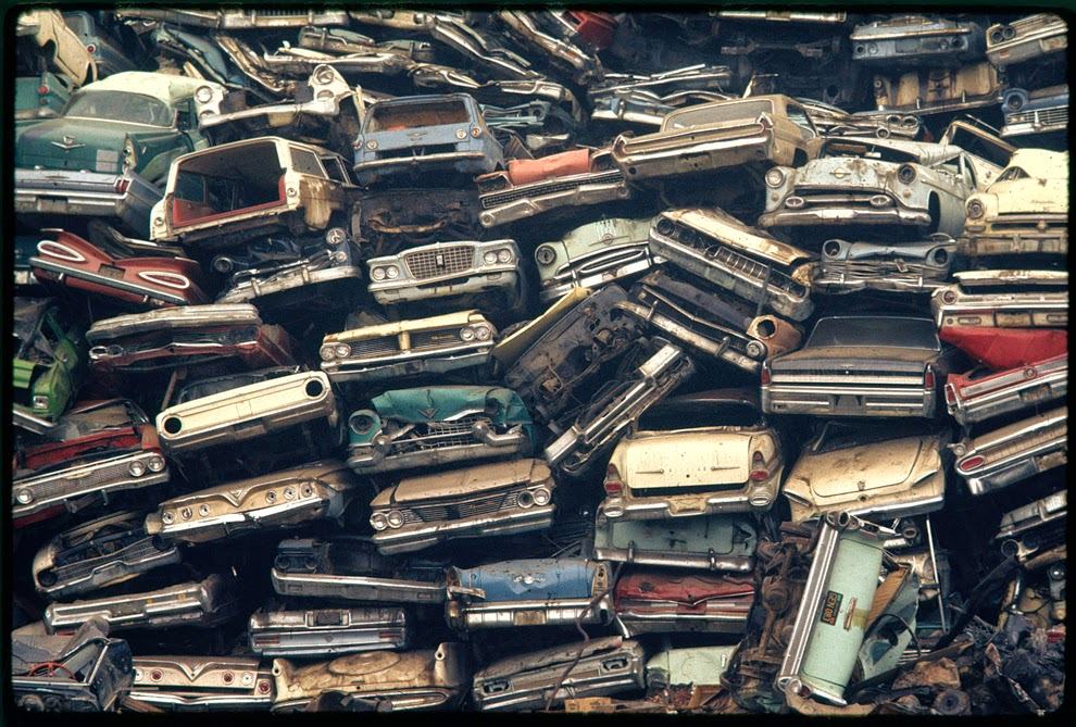 Auto dump, Escondido, California, 1972