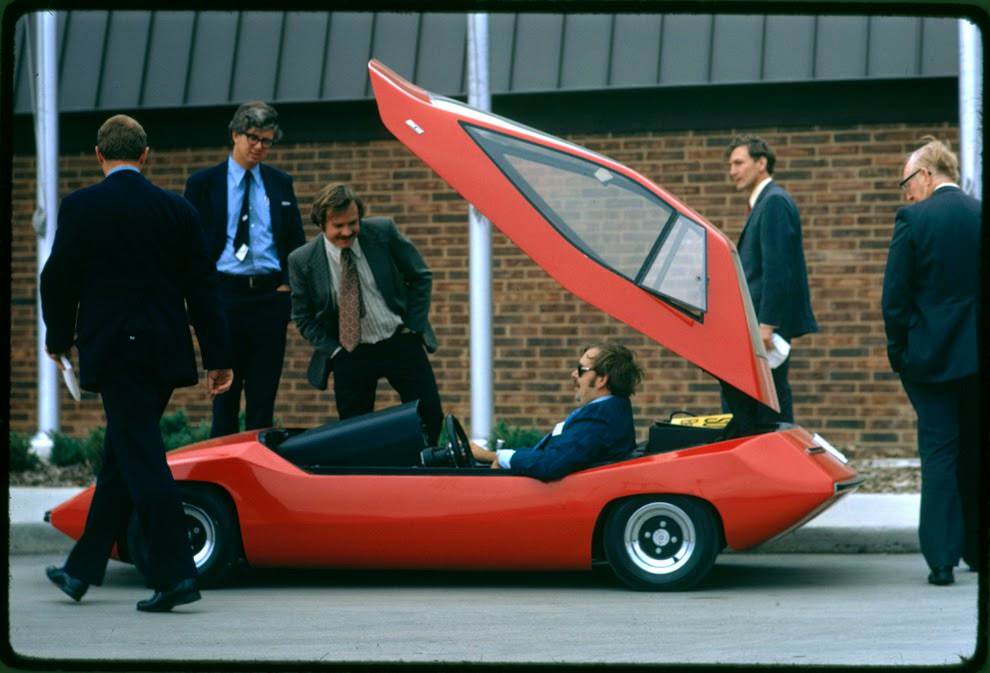Exhibit at the first symposium on low pollution power systems development held at the Marriott Motor Inn, Ann Arbor, Michigan, 1973