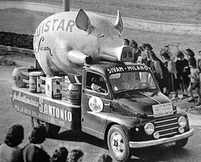 Car advertising SIVAM, Società Italiana Veterinaria Agricola Milano