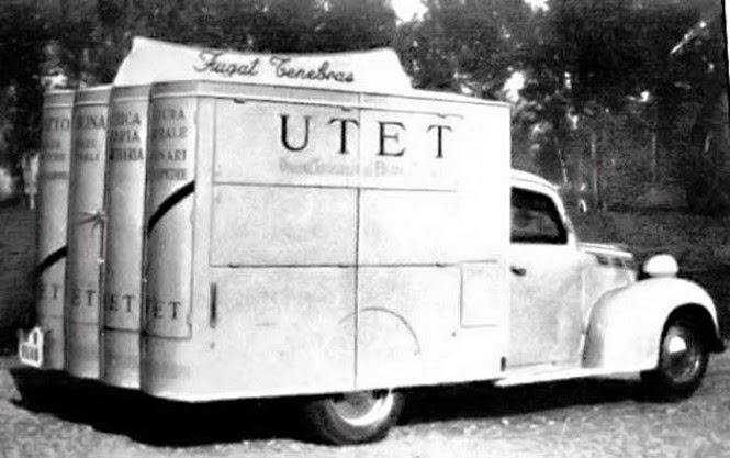 A Fiat 1100 EL customized by Scall, Turin, for UTET publishing house