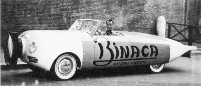 Car made by Boneschi bodyshop for Binaca toothpaste