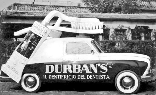 Fissore car for Durban's toothpaste