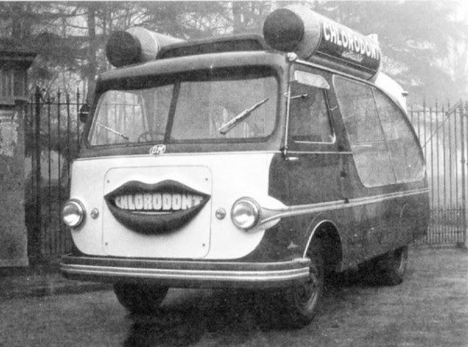 Car made by Boneschi bodyshop for Chiorodont toothpaste