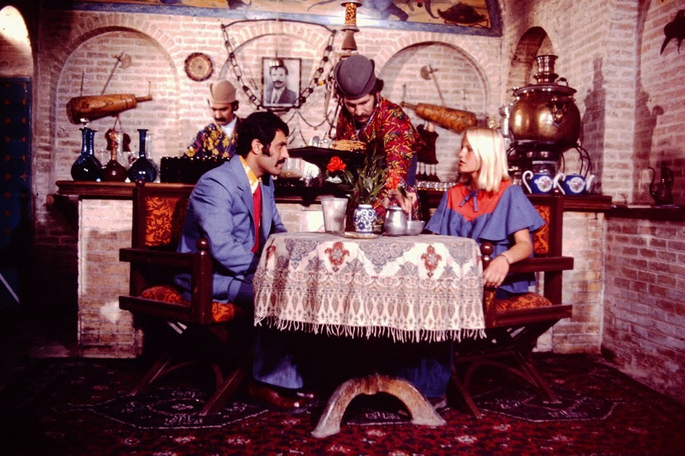 A tea-house in Tehran.