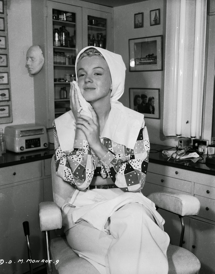 Marilyn Monroe Getting Ready at Columbia Studios for ‘Ladies of the Chorus’, 1948