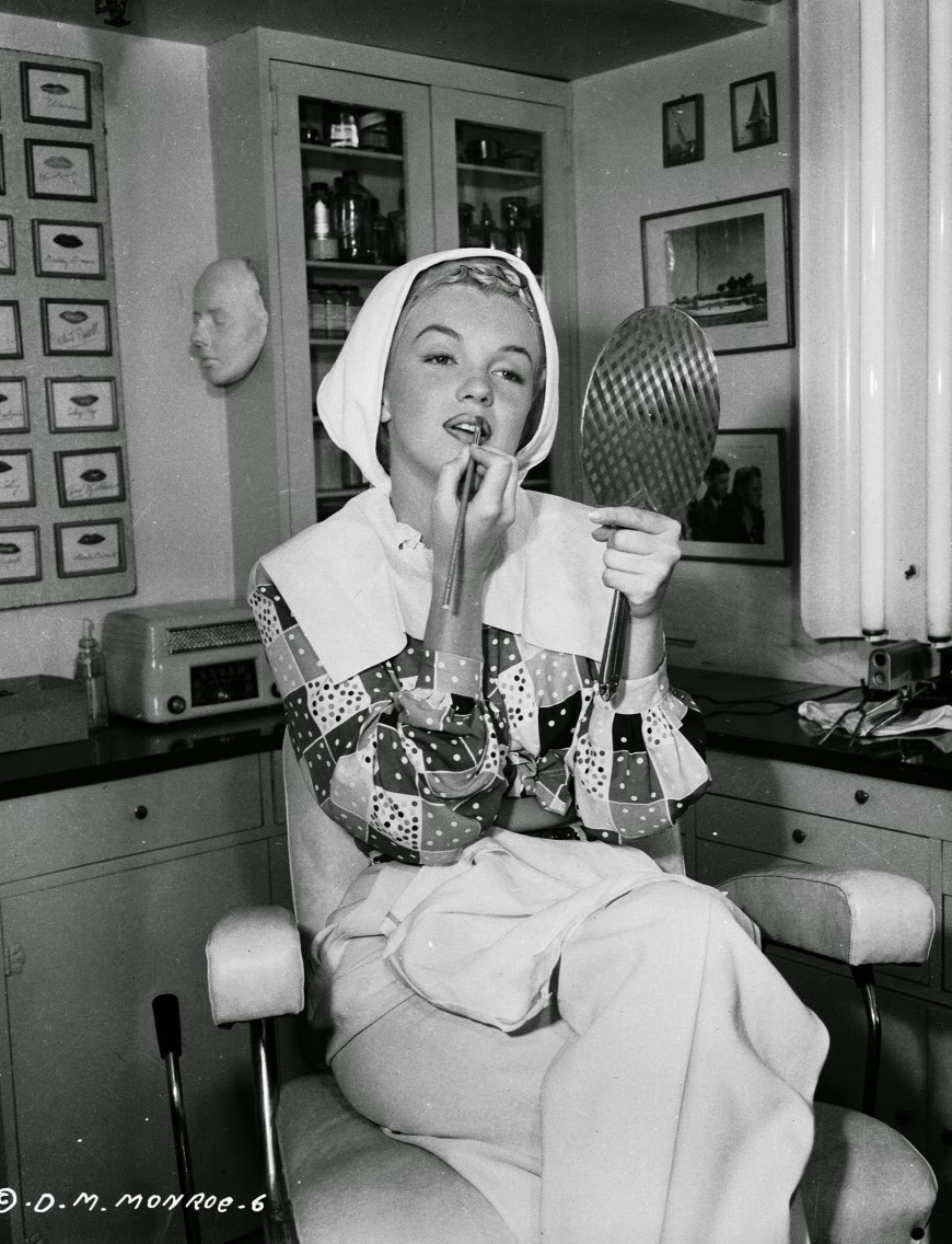 Marilyn Monroe Getting Ready at Columbia Studios for ‘Ladies of the Chorus’, 1948