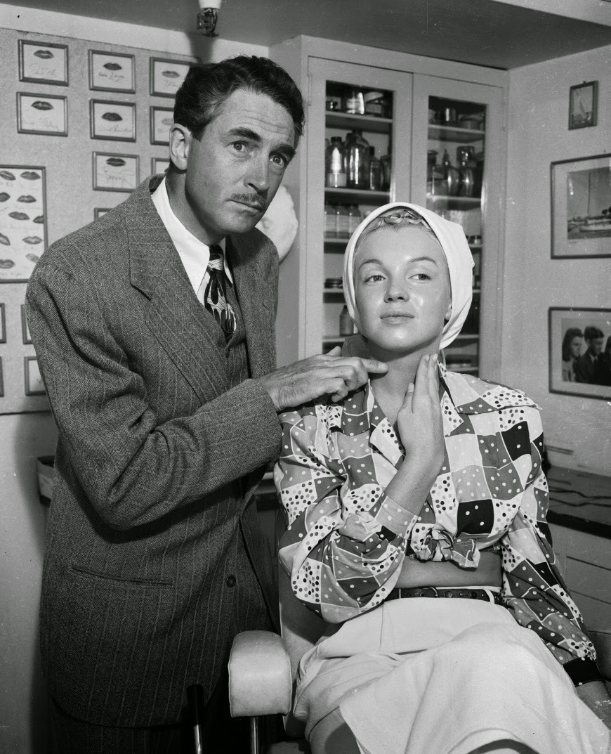 Marilyn Monroe Getting Ready at Columbia Studios for ‘Ladies of the Chorus’, 1948