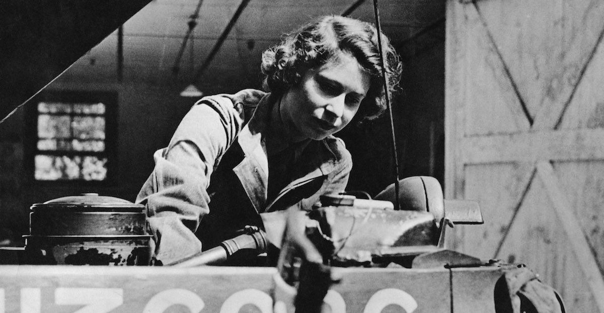 When the Queen Was a WWII Truck Driver