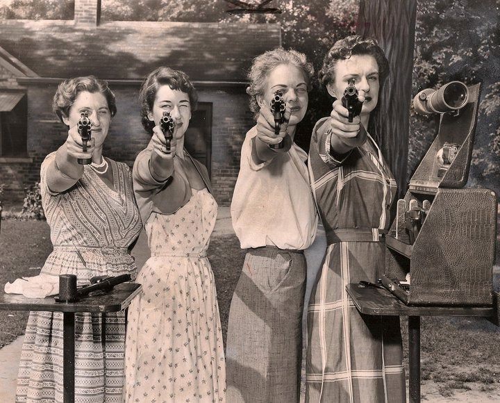 Stunning Vintage Photos of Women with their Guns from the Past